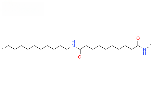Molecular structure of (C20H38N2O2)n