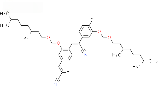 Molecular structure of (C40H54N2O4)n