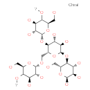 Molecular structure of C24H40O21