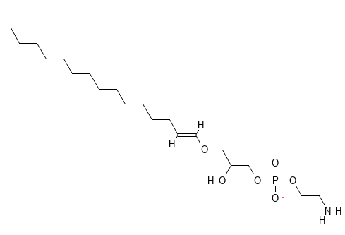 Molecular structure of C23H48NO6P