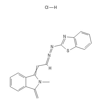 Molecular structure of C14H17ClN4O