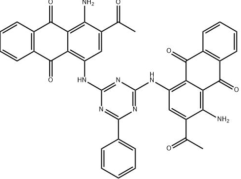 Molecular structure of C41H27N7O6