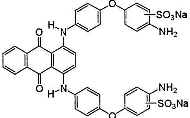Molecular structure of 