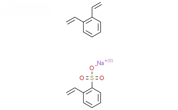 Molecular structure of (C10H10)x.(C8H8O3S)x.xNa