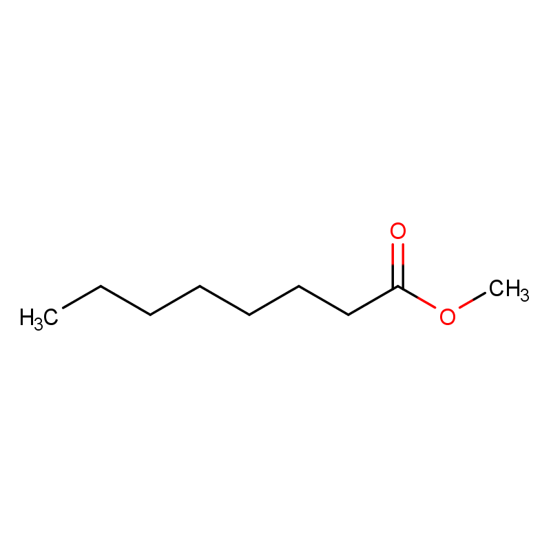 Molecular structure of C9H18O2