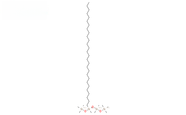 Molecular structure of C37H84O3Si4
