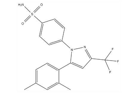 Molecular structure of 