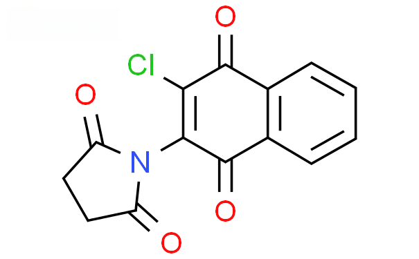 Molecular structure of C14H8ClNO4