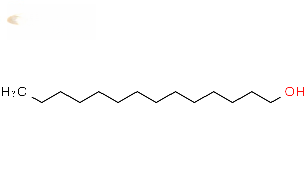 Molecular structure of C14H30O