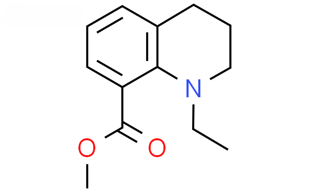 Molecular structure of C13H17NO2
