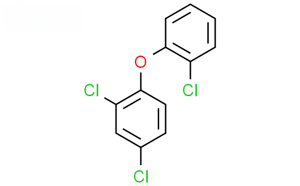 Molecular structure of C12H7Cl3O