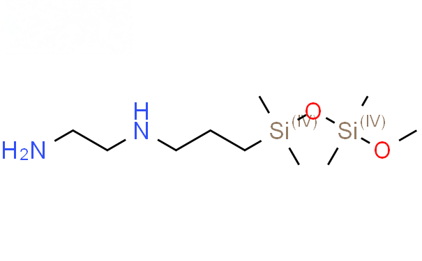 Molecular structure of C10H28N2O2Si2