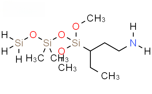 Molecular structure of C9H27NO4Si3
