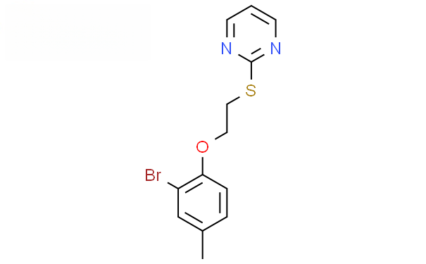 Molecular structure of C13H13BrN2OS