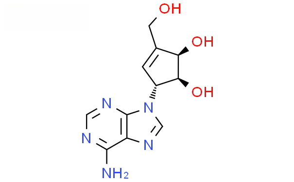 Molecular structure of C11H13N5O3