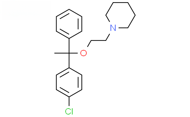 Molecular structure of C21H26ClNO