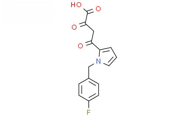 Molecular structure of C15H12FNO4