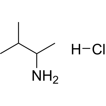 Molecular structure of C5H13N.HCl