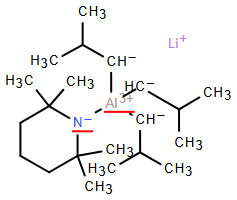Molecular structure of C21H42AlLiN
