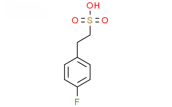 Molecular structure of C8H9FO3S