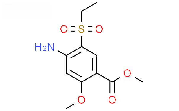 Molecular structure of 