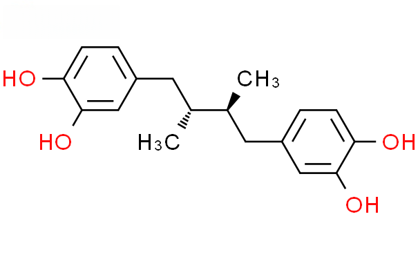Molecular structure of C18H22O4