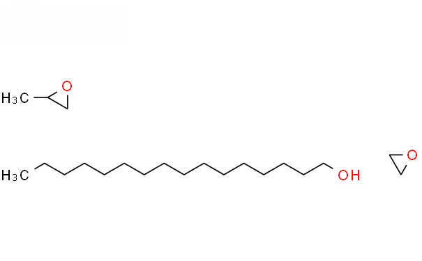 Molecular structure of C16H34O·C3H6O·C2H4O