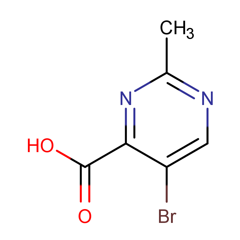 Molecular structure of C6H5BrN2O2