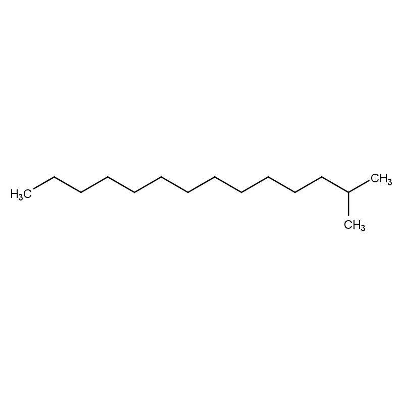Molecular structure of C15H32