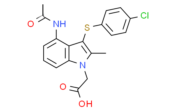 Molecular structure of C19H17ClN2O3S