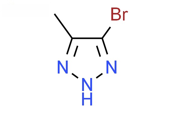 Molecular structure of C3H4BrN3