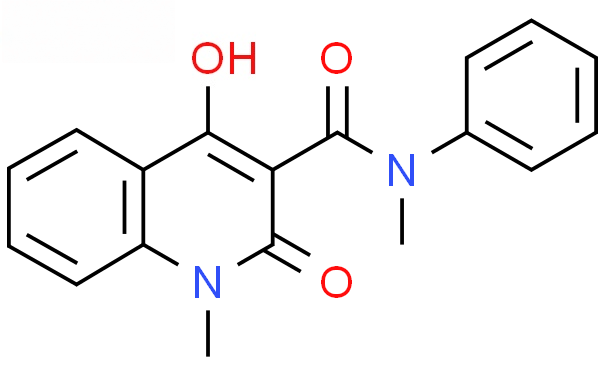 Molecular structure of C18H16N2O3