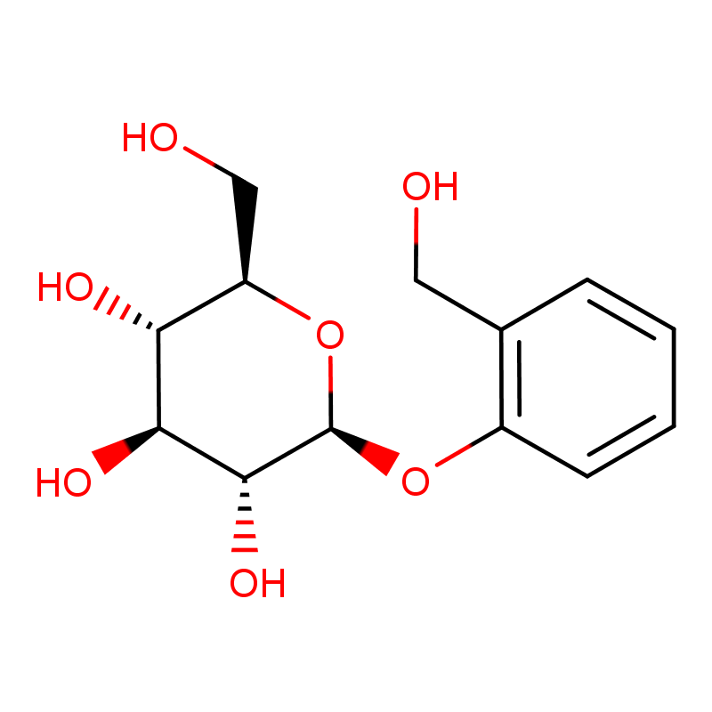 Molecular structure of C13H18O7