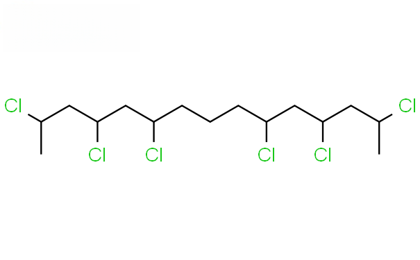 Molecular structure of C15H26Cl6
