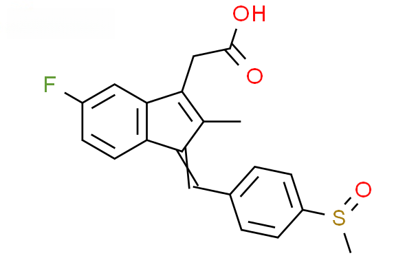 Molecular structure of C20H17FO3S