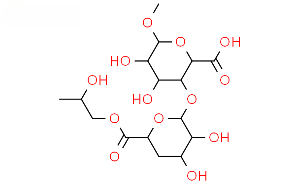Molecular structure of (C9H14O70n