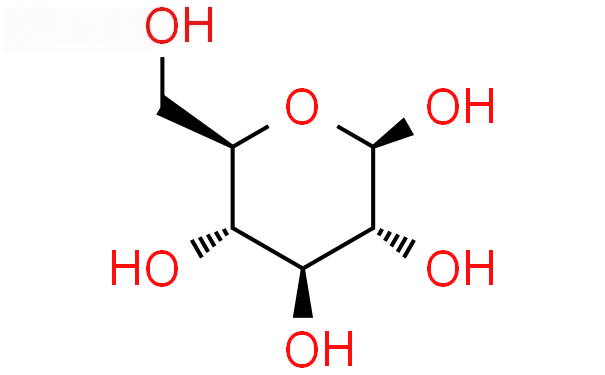 Molecular structure of C6H12O6