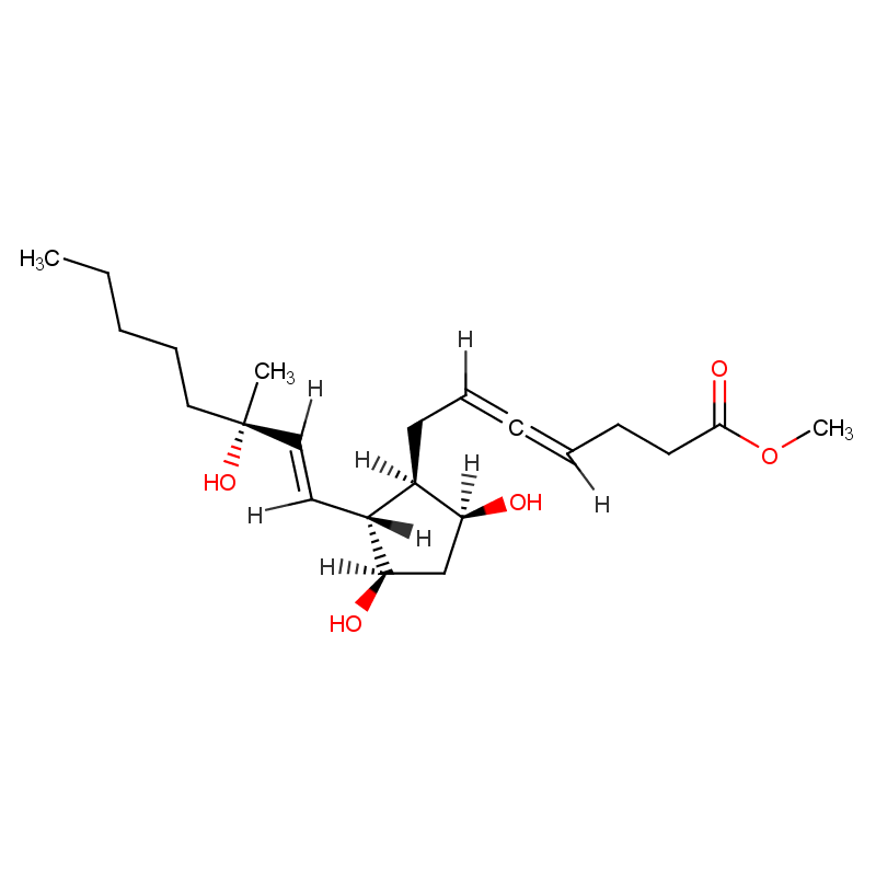 Molecular structure of C22H36O5