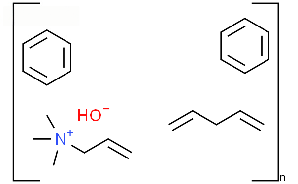 Molecular structure of (C12H18N·C10H10·HO)x
