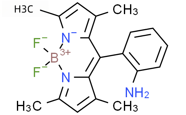 Molecular structure of C19H20BF2N3