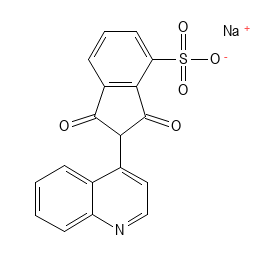 Molecular structure of C18H9NNa2O8S2