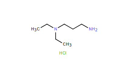 Molecular structure of C7H19ClN2